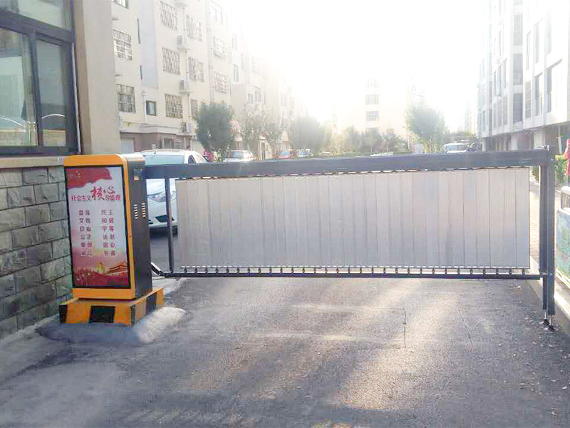 小區(qū)-廣告道閘案例