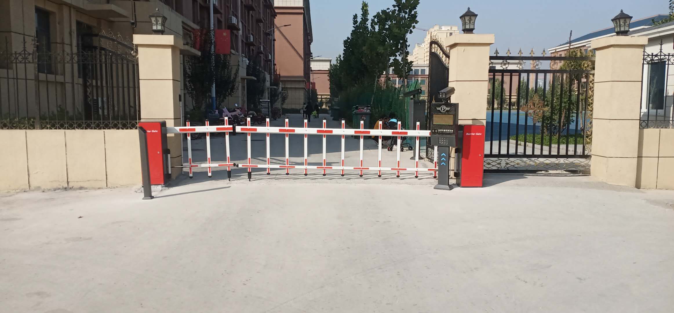濟(jì)南某小區(qū)空降閘案例